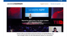 Desktop Screenshot of janinewarner.com